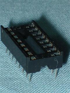 Soquetes para circuitos integrados - Soquete CI 16 pinos