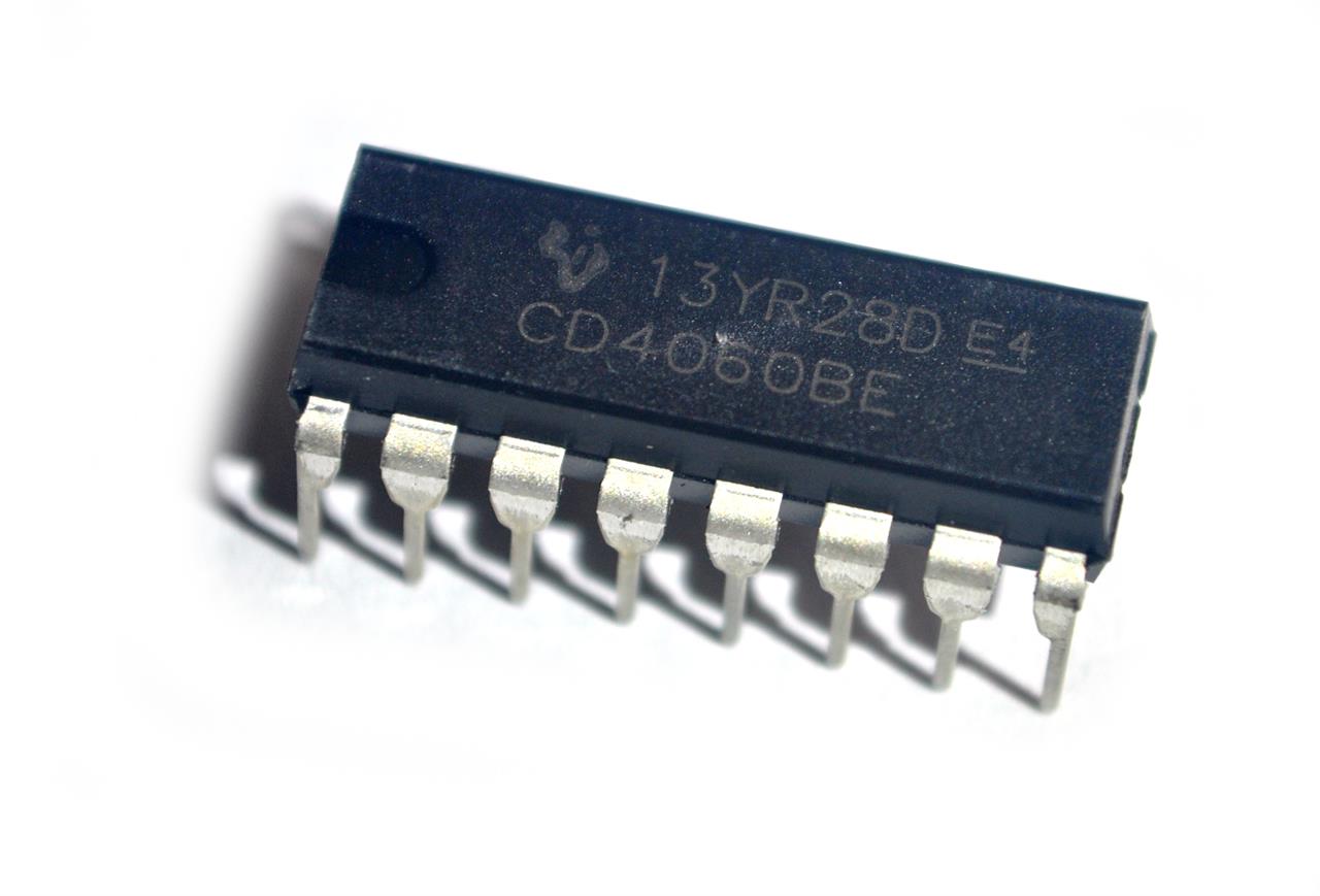 Circuitos integrados contadores - Circuito Integrado CD4060BE