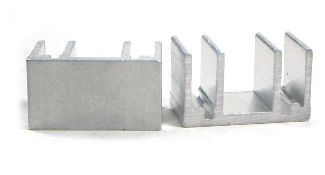 Dissipadores de calor em alumínio - Dissipador TO220 15mm