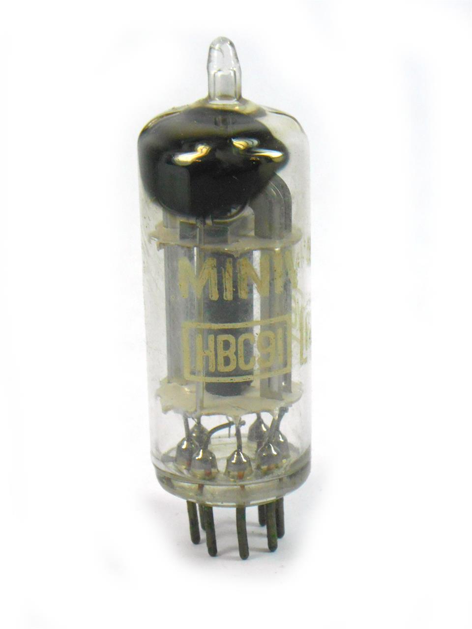 Válvulas Triodo com Diodos Conjugados - Válvula HBC91 12AV6 Miniwatt