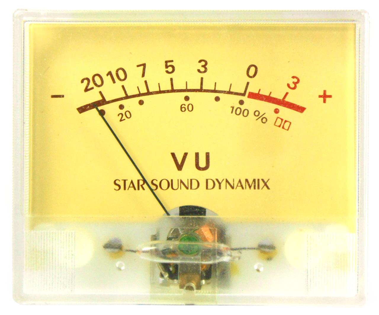 Acabamentos e Acessórios para Montagem - VU meter Star Sound Dynamix